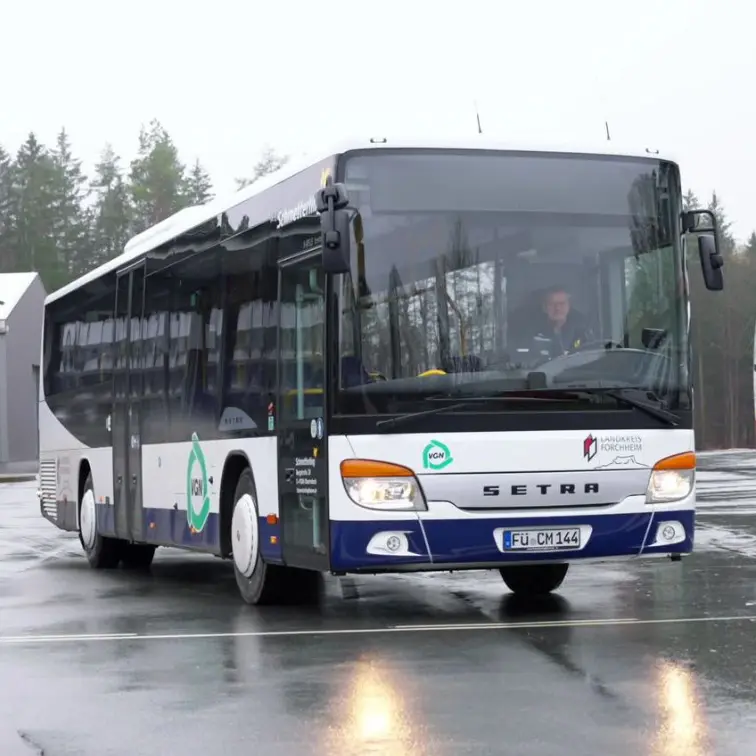 Bus auf Betriebshof